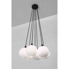 SkLO Drape Cluster 7 Pendant (7 In Glass)