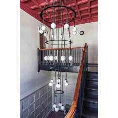 SkLO Drape Circle 28 Chandelier