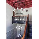SkLO Drape Circle 28 Chandelier