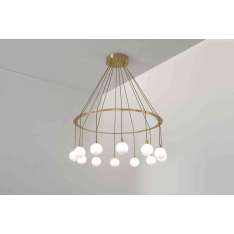 SkLO Drape Circle 12 Chandelier