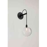 SkLO Drape Arm 1 Sconce (7 In Glass / Short Arm)