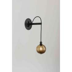 SkLO Drape Arm 1 Sconce (4.5 In Glass / Short Arm)
