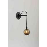 SkLO Drape Arm 1 Sconce (4.5 In Glass / Short Arm)