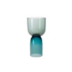 SkLO Crescent Vessel Shape 5 Steel Blue/Pine Tree Green