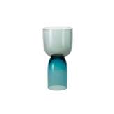 SkLO Crescent Vessel Shape 5 Steel Blue/Pine Tree Green