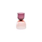 SkLO Crescent Vessel Shape 1 Plum/Copper Ruby
