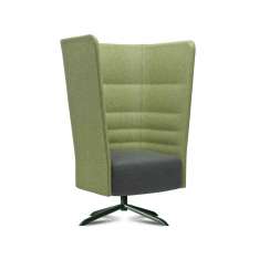 sitland Cell 128 swivel high-back armchair with 4-spoke base