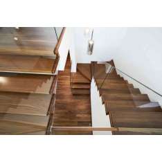 Siller Treppen ZigZag LED