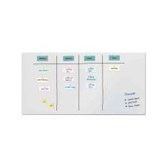 Sigel Magnetic Glass Board Artverum, matt, super-white, 200 x 100 cm