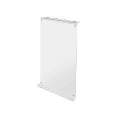 Sigel Writing panel, made of transparent acrylic with a white writing surface