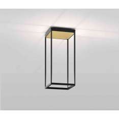 serien.lighting REFLEX² S 450 black | pyramid structure gold