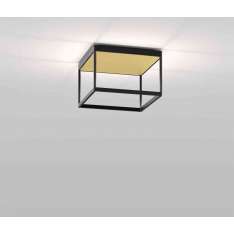 serien.lighting REFLEX² M 200 black | pyramid structure gold