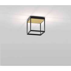 serien.lighting REFLEX² S 200 black | pyramid structure gold