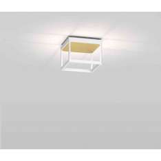 serien.lighting REFLEX² S 150 white | pyramid structure gold
