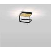 serien.lighting REFLEX² S 150 black | pyramid structure gold