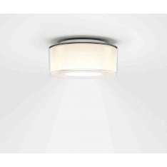 serien.lighting CURLING Ceiling | shade acrylic glass, reflector cylindrical opal