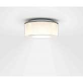 serien.lighting CURLING Ceiling | shade acrylic glass, reflector cylindrical opal