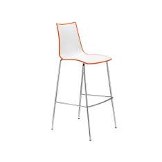 SCAB Design Zebra Bicolore barstool H. 80