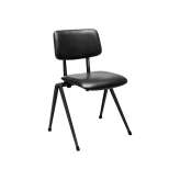 Satelliet Originals S-17 SC, frame black, seat and back upholstered