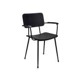 Satelliet Originals Gerlin Plywood AC, seat and back matt black lacquered