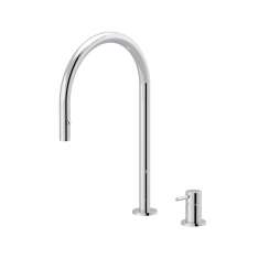 rvb Plug | 2-hole kitchen mixer with integrated handshower