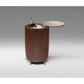 Roll & Hill The Tom Champagne Table (Black Walnut/Brass)