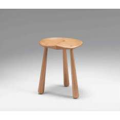 Roll & Hill Taper Low Stool (White Oak)