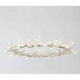 Roll & Hill Superordinate Antler Chandelier - 27 Antler Ring (White)