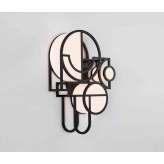 Roll & Hill Moonrise Sconce 02 (Matte Black)