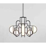 Roll & Hill Moonrise Chandelier (Matte Black)