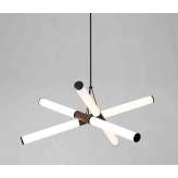 Roll & Hill Mini Farrago Pendant 02 (Blackened brass/Oak)