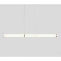 Roll & Hill Mini Endless Pendant - 63 inches (Polished brass)