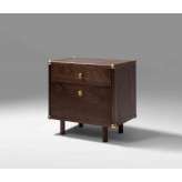 Roll & Hill Lafayette Bedside Table (Black Walnut)