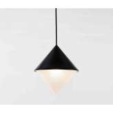 Roll & Hill Half & Half Pendant - Cone (Black)