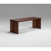 Roll & Hill Grange Bench - 48 inch (Black Walnut)