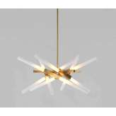 Roll & Hill Astral Agnes 01 - 12 Lights (Brushed brass/Straight-cut glass)