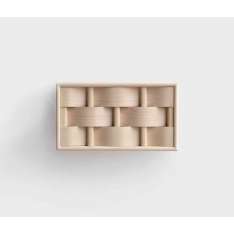 Ringvide Studio Weave bedside 45. Birch wood, natural oil