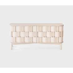 Ringvide Studio Weave 133. Natural white oiled birch