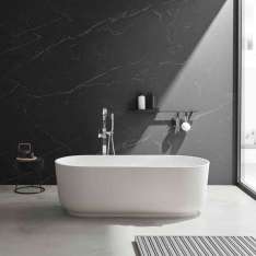 Riluxa SOLID SURFACE | Valencia Freestanding Solid Surface Bathtub - 160cm