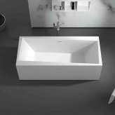 Riluxa SOLID SURFACE | Andromeda Freestanding Solid Surface Bathtub - 176cm