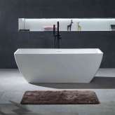 Riluxa SOLID SURFACE | Palermo Freestanding Solid Surface Bathtub - 150cm