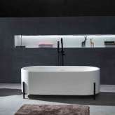 Riluxa SOLID SURFACE | Milano Freestanding Solid Surface Bathtub - 160cm