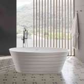 Riluxa SOLID SURFACE | Chic Freestanding Solid Surface Bathtub - 160cm