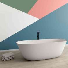 Riluxa SOLID SURFACE | Brenda Freestanding Solid Surface Bathtub
