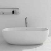 Riluxa SOLID SURFACE | Biarritz Freestanding Solid Surface Bathtub - 170cm