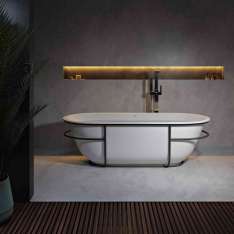 Riluxa SOLID SURFACE | Amsterdam Freestanding Solid Surface Bathtub