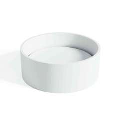 Riluxa SOLID SURFACE | Ovata Solid Surface Countertop Washbasin