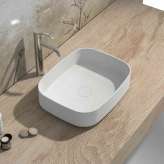 Riluxa SOLID SURFACE | Marigold Solid Surface Countertop Washbasin