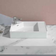 Riluxa SOLID SURFACE | Centauro Solid Surface Counter Top Washbasin - 58cm