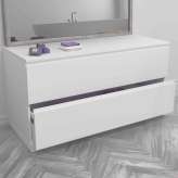 Riluxa MDF | Gaia Classic Freestanding MDF Bathroom Cabinet - 2 drawers